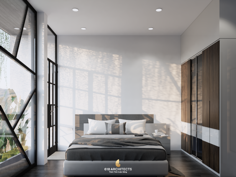 Không gian nội thất hiện đại của căn hộ 7 tầng 