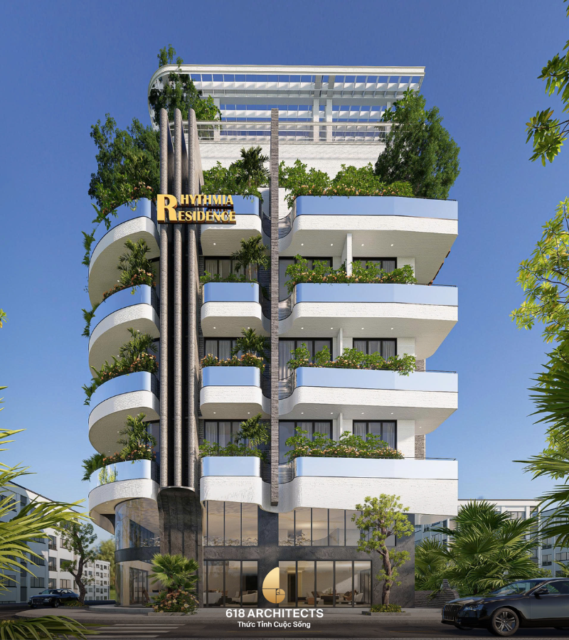 Mẫu khách sạn boutique hiện đại

