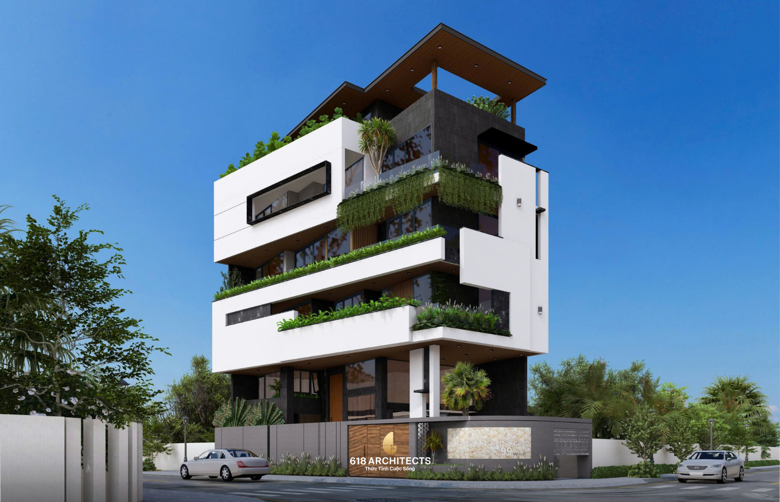 Villa nghỉ dưỡng cao cấp đẹp và hiện đại.