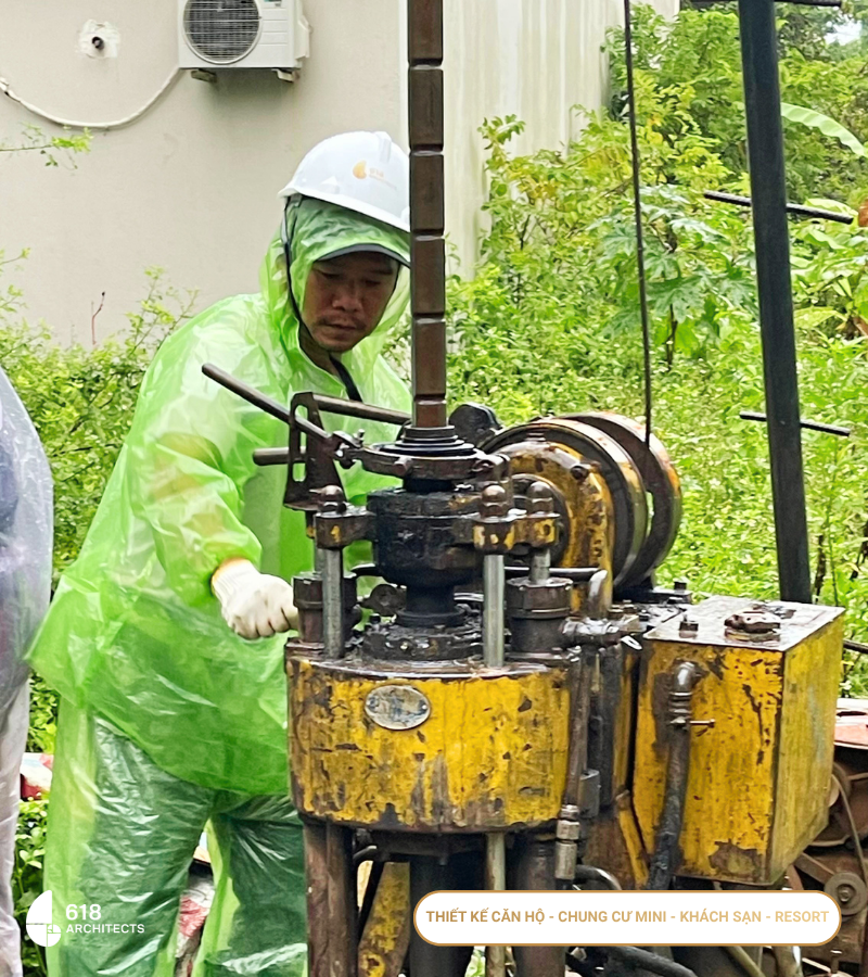 Khảo sát địa chất là bước nền cho công trình 6 tầng