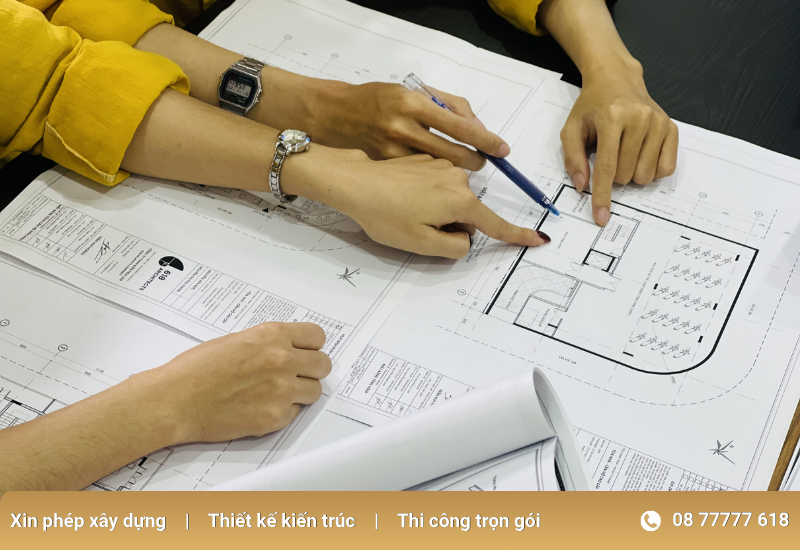 618 Architects tư vấn thiết kế căn hộ 7 tầng đồng bộ công năng và PCCC.