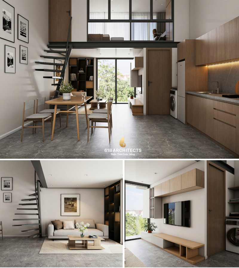Thiết kế nội thất apartment cần đảm bảo sự cân bằng giữa thẩm mỹ và tính thực tế.