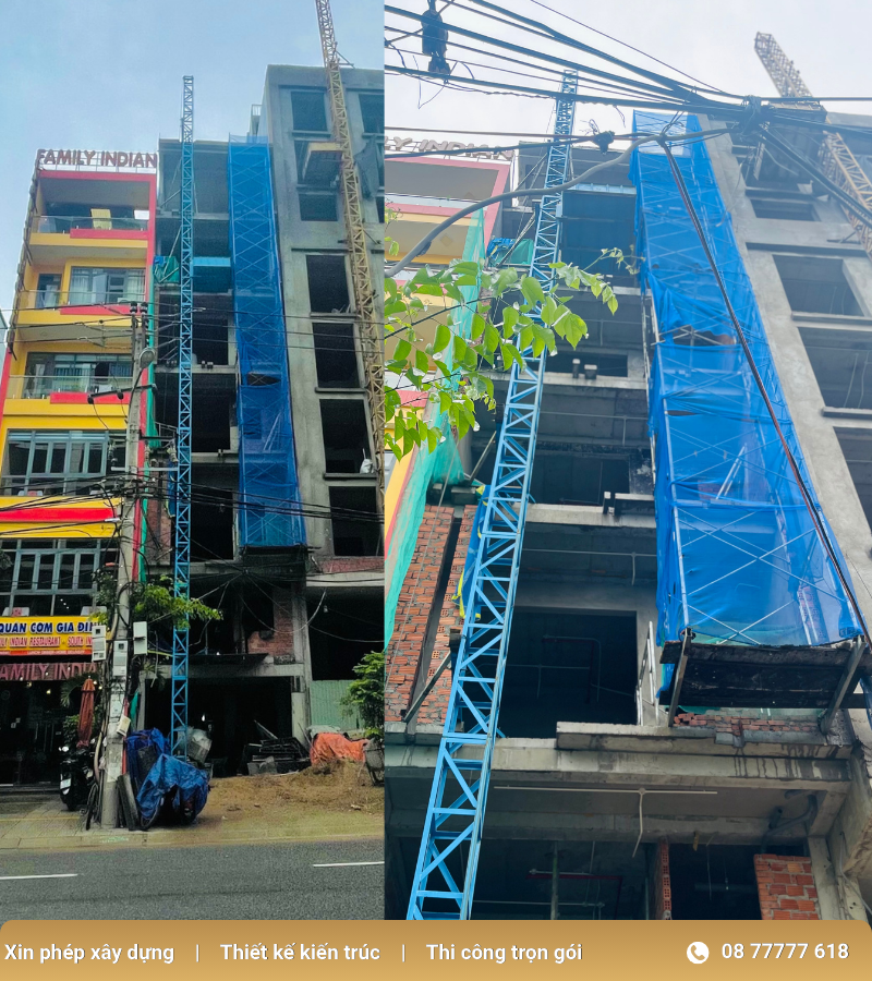 Công trình do 618 Architects thiết kế và thi công đúng quy định