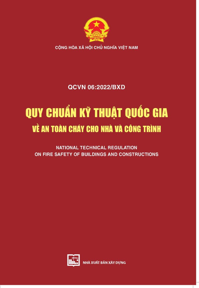 QCVN 06:2022/BXD Quy chuẩn kỹ thuật quốc gia về an toàn cháy nhà và công trình