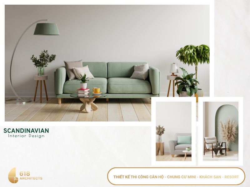 Tỷ lệ phối màu tạo nên phong cách Scandinavian