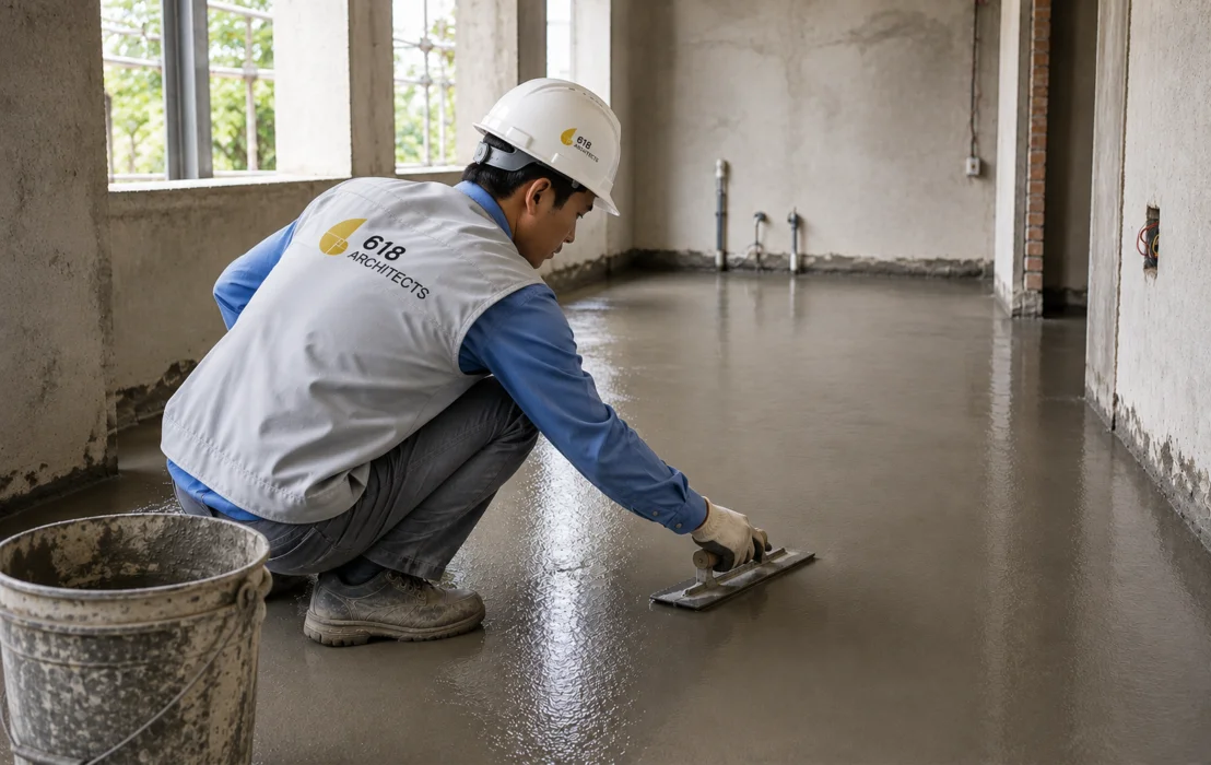 Quy Trình Láng Nền Chuẩn Kỹ Thuật Tránh Bộp, Nứt Nền