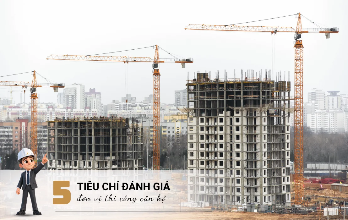 5 tiêu chí chọn đơn vị thi công căn hộ uy tín, chuyên nghiệp