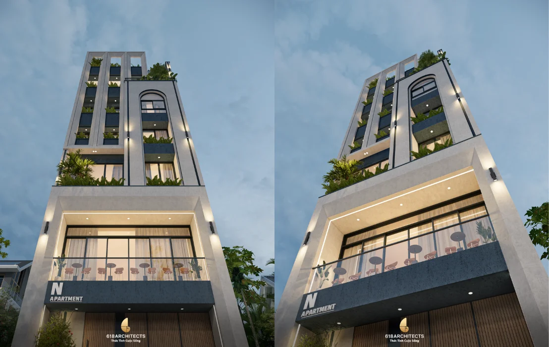 Đơn vị thiết kế chung cư mini Đà Nẵng tối ưu quỹ đất đầu tư