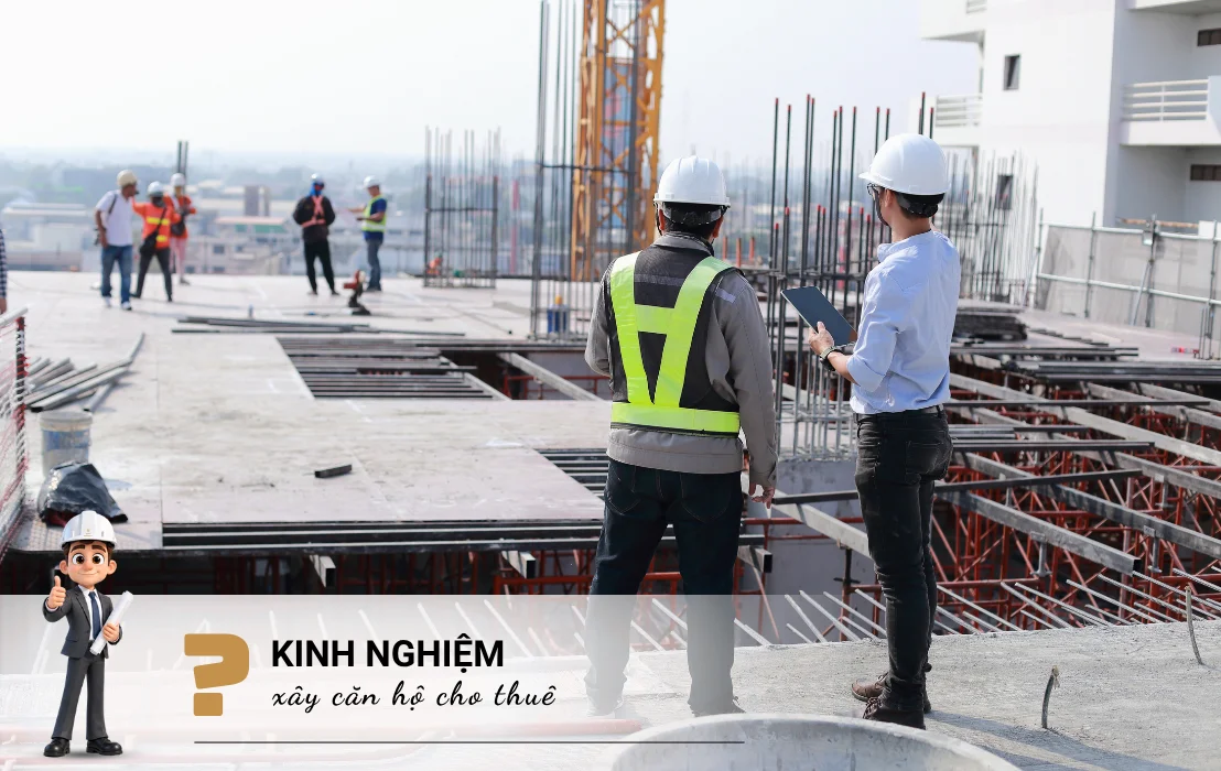 Kinh nghiệm xây căn hộ cho thuê từ phần thô đến hoàn thiện