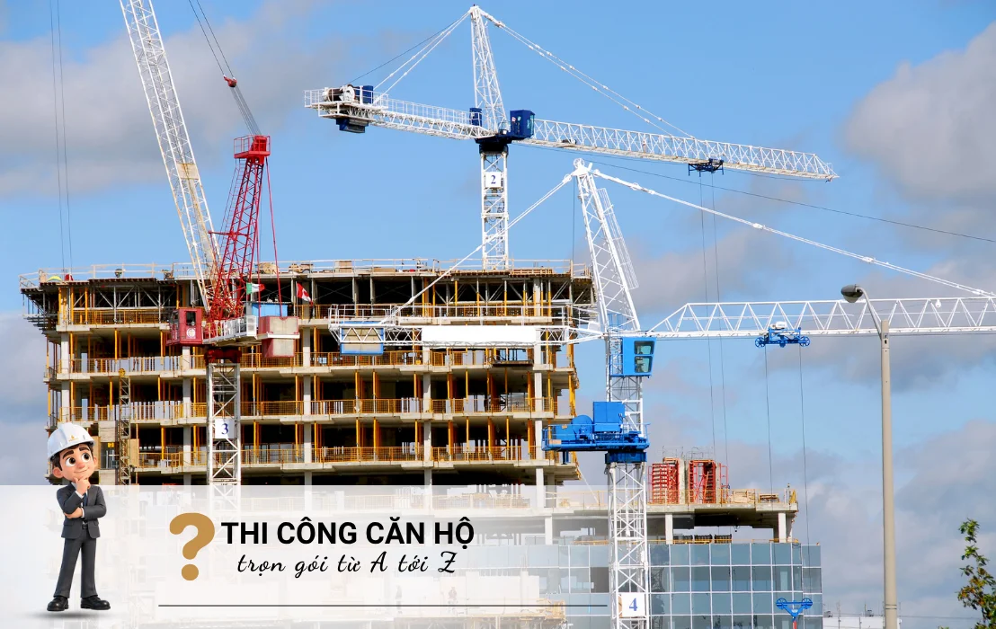 Thi công căn hộ từ A-Z: Từ chuẩn bị đến bàn giao công trình