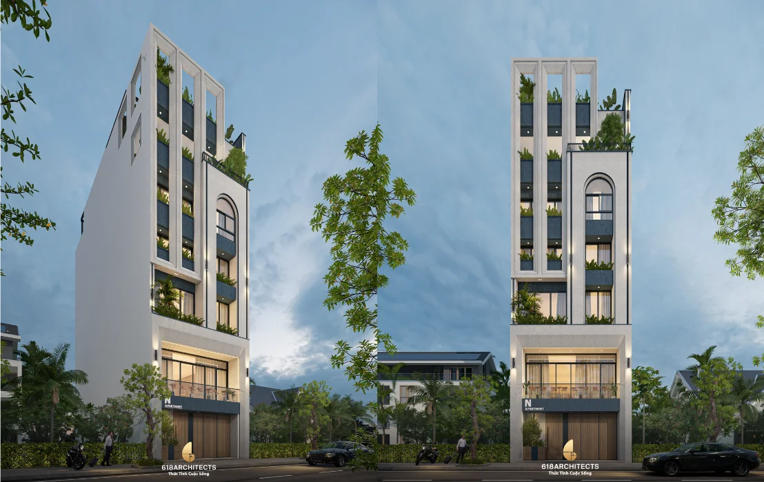 Thiết kế chung cư mini 200m2: 3 kịch bản khai thác hiệu quả