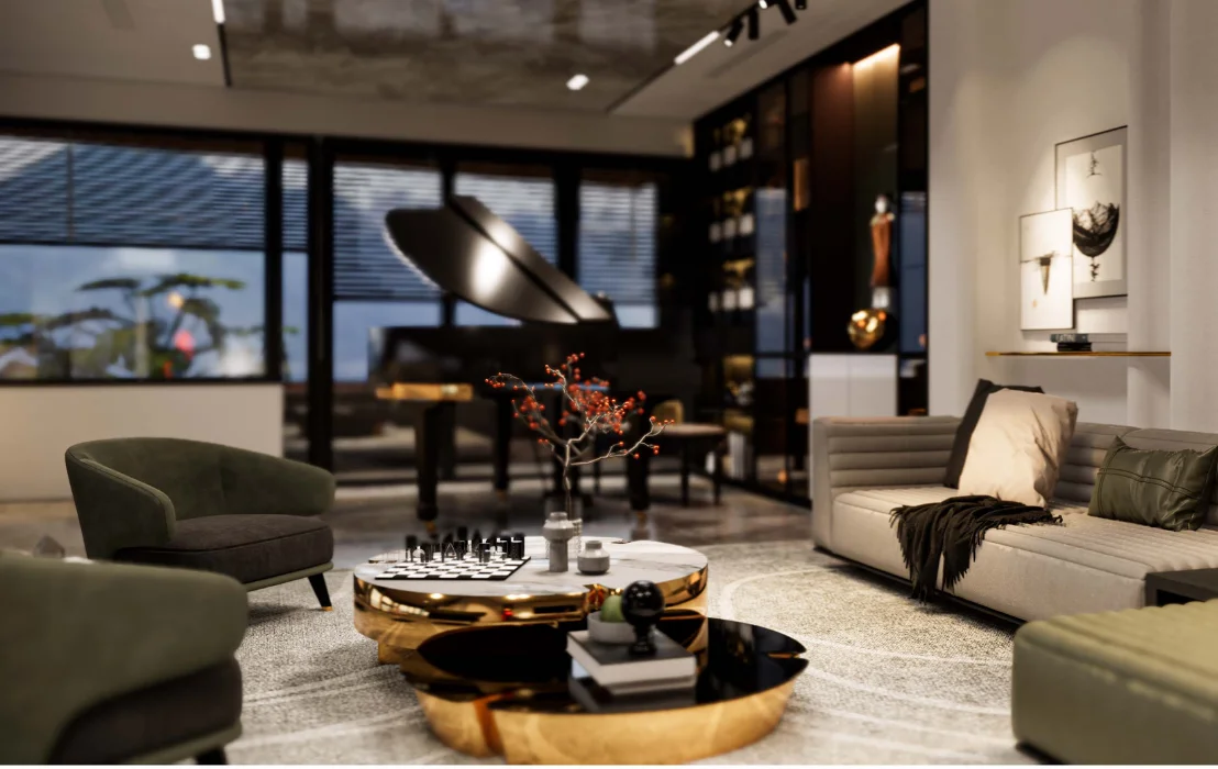 Thiết kế nội thất cao cấp cho biệt thự phong cách luxury